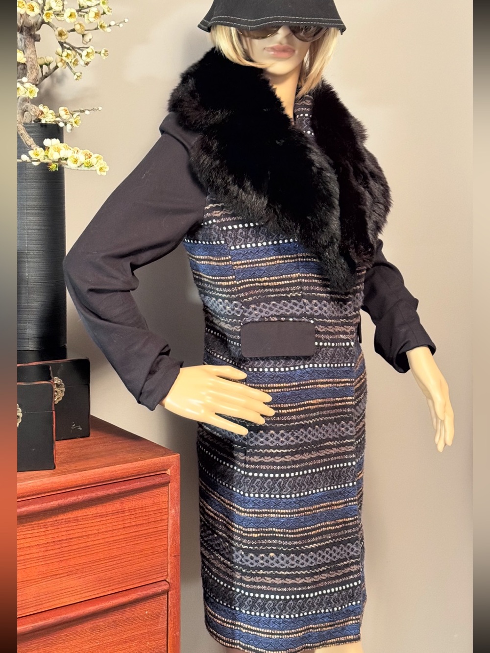 Gryphon Stripe Car Coat